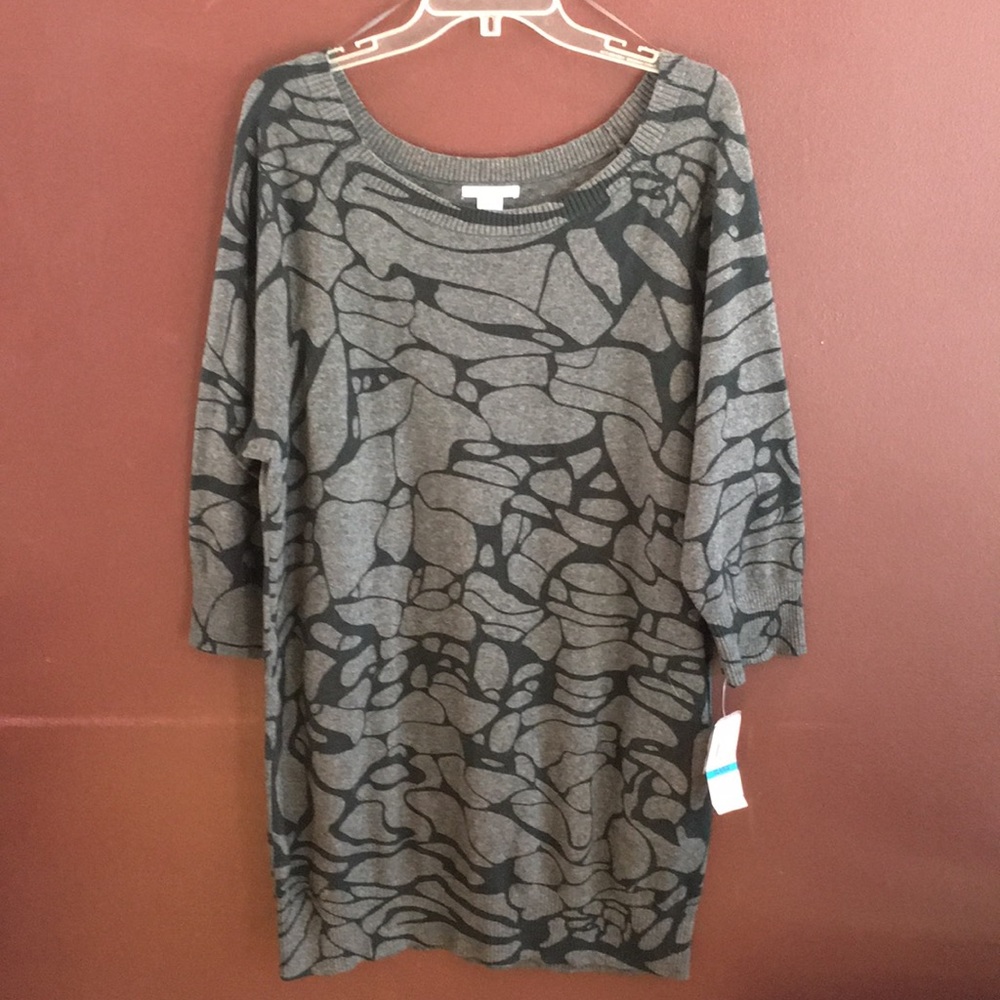 Bar lll Knit Tunic or Dress xlarge New with tags.